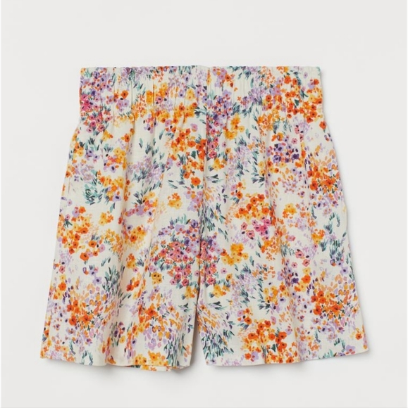 H&M Linen Blend Pull On Shorts, XS - Picture 1 of 4